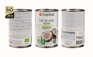 Markal Lait de coco sans gomme de guar bio 400ml - 1598